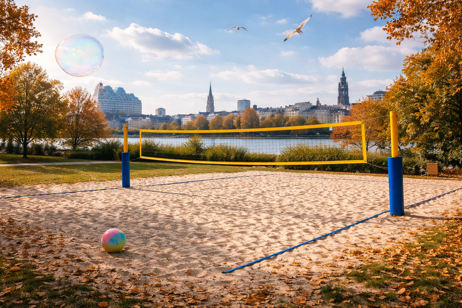 Öffentliche Beachvolleyballfelder